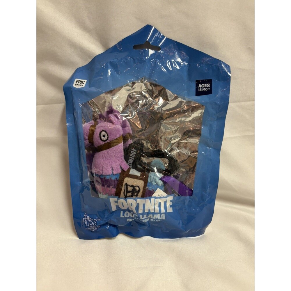 Fortnite Loot Llama Mini Plush Clips Russ 2019
